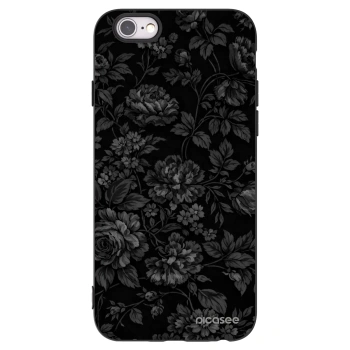 Picasee silikonowe czarne etui na Apple iPhone 6/6S - Dark Romance