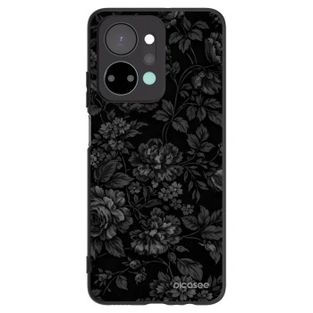 Picasee silikonowe czarne etui na Honor X7a - Dark Romance