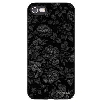 Picasee silikonowe czarne etui na Apple iPhone 8 - Dark Romance
