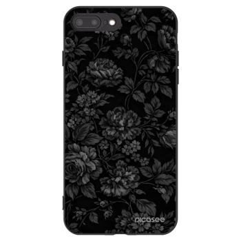 Picasee silikonowe czarne etui na Apple iPhone 7 Plus - Dark Romance