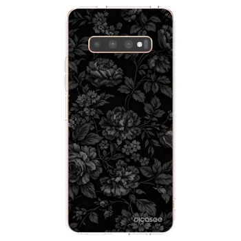 Picasee silikonowe przeźroczyste etui na Samsung Galaxy S10 Plus G975 - Dark Romance
