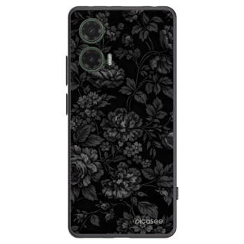 Picasee silikonowe czarne etui na Motorola Moto G35 5G - Dark Romance