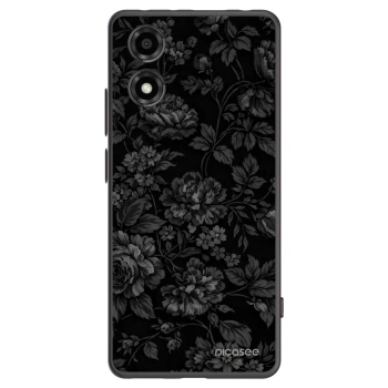 Picasee silikonowe czarne etui na Motorola Moto E14 - Dark Romance
