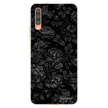 Picasee silikonowe przeźroczyste etui na Samsung Galaxy A70 A705F - Dark Romance