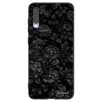 Picasee silikonowe czarne etui na Samsung Galaxy A70 A705F - Dark Romance