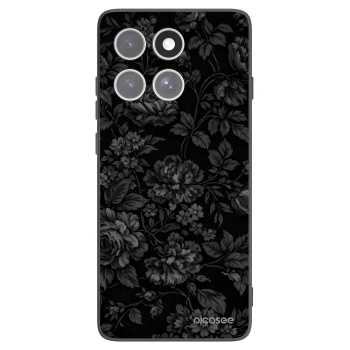 Picasee silikonowe czarne etui na Motorola Edge 60 Pro - Dark Romance