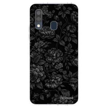 Picasee silikonowe przeźroczyste etui na Samsung Galaxy A40 A405F - Dark Romance