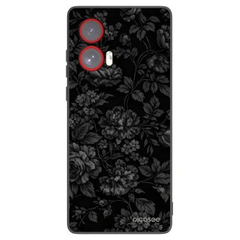 Picasee silikonowe czarne etui na Motorola Edge 50 Fusion - Dark Romance