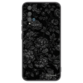 Picasee silikonowe czarne etui na Huawei Nova 5T - Dark Romance