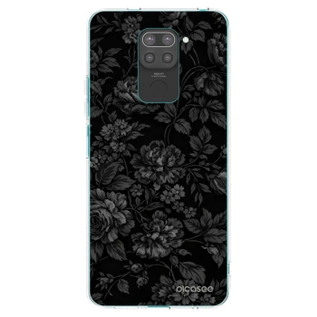 Picasee silikonowe czarne etui na Xiaomi Redmi Note 9 - Dark Romance