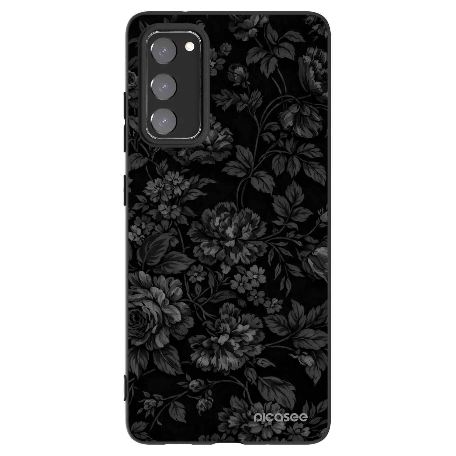 Picasee silikonowe czarne etui na Samsung Galaxy S20 FE - Dark Romance