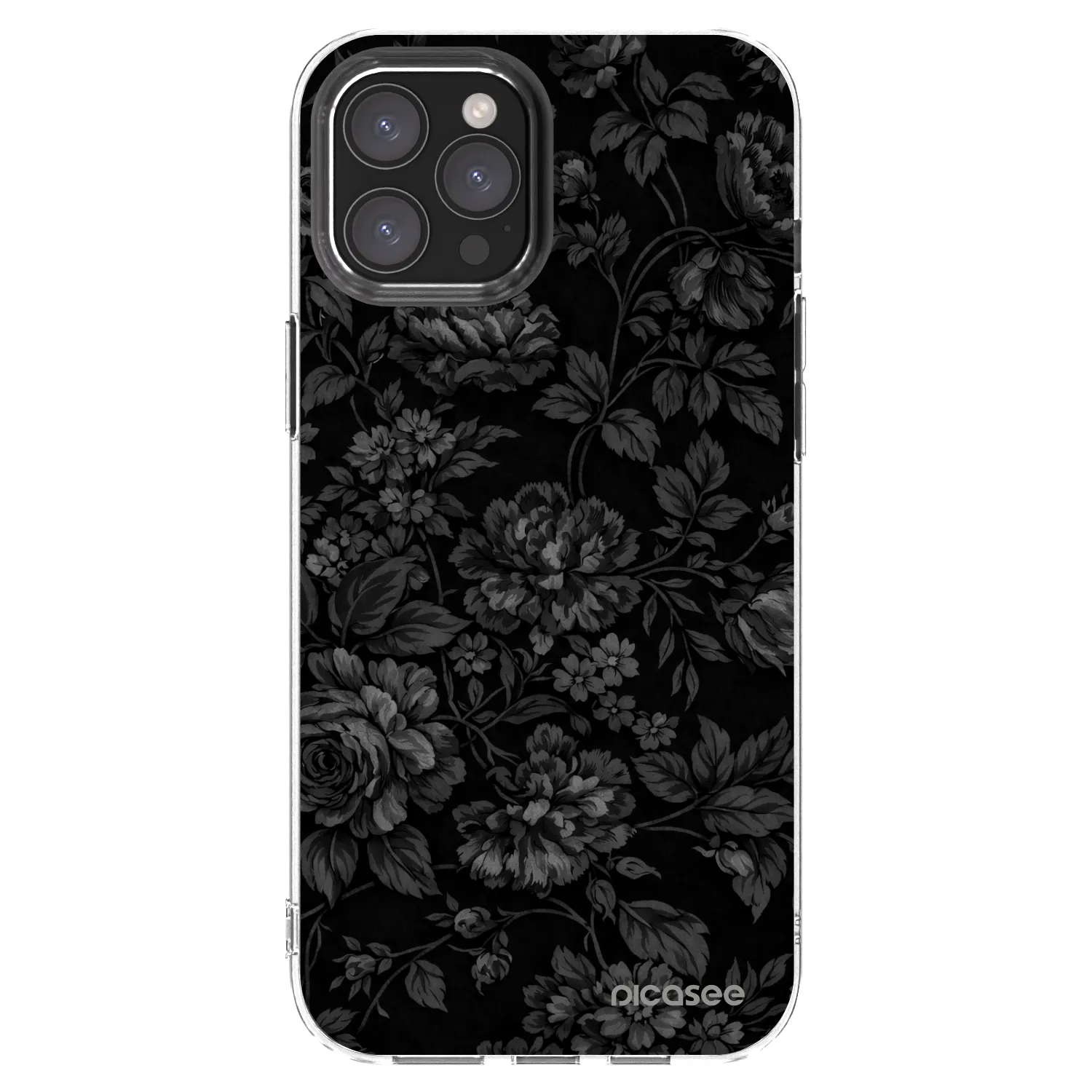 Picasee silikonowe przeźroczyste etui na Apple iPhone 12 Pro Max - Dark Romance