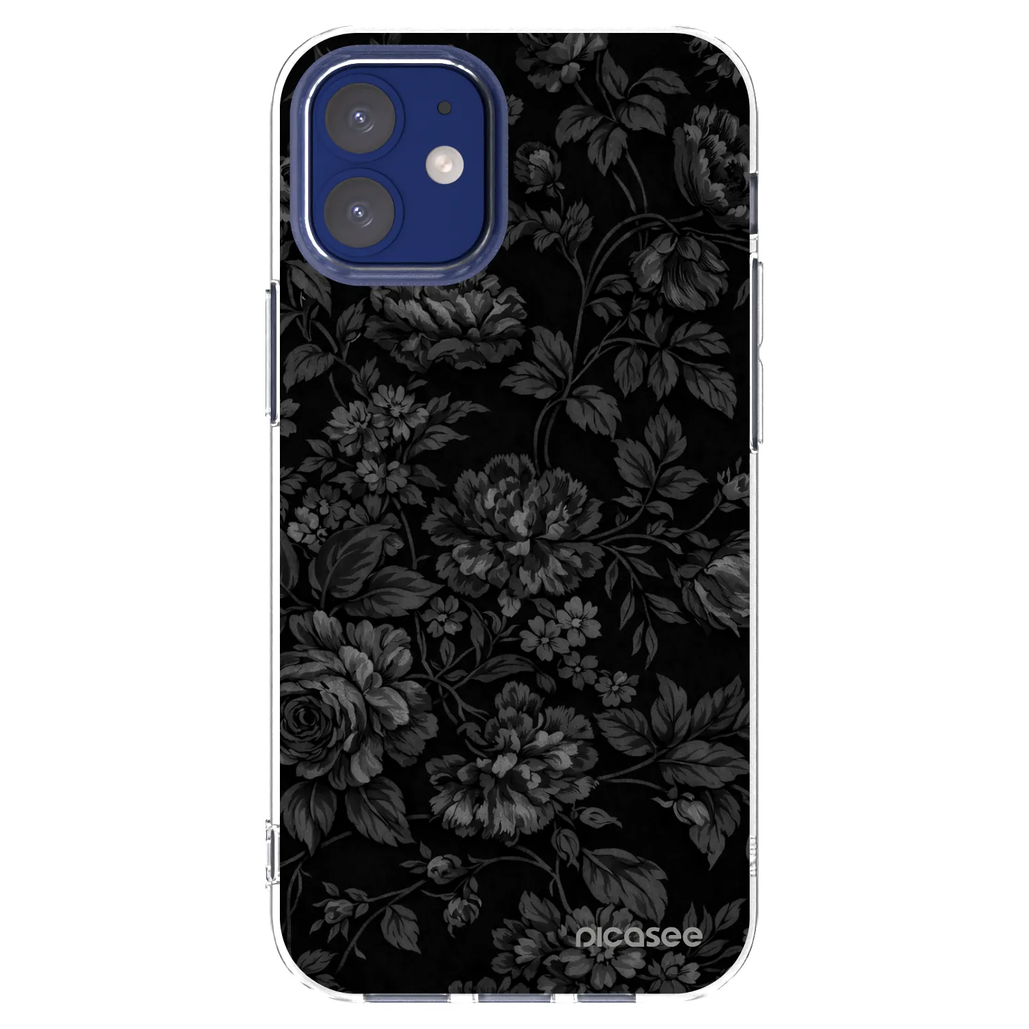 Picasee silikonowe przeźroczyste etui na Apple iPhone 12 mini - Dark Romance