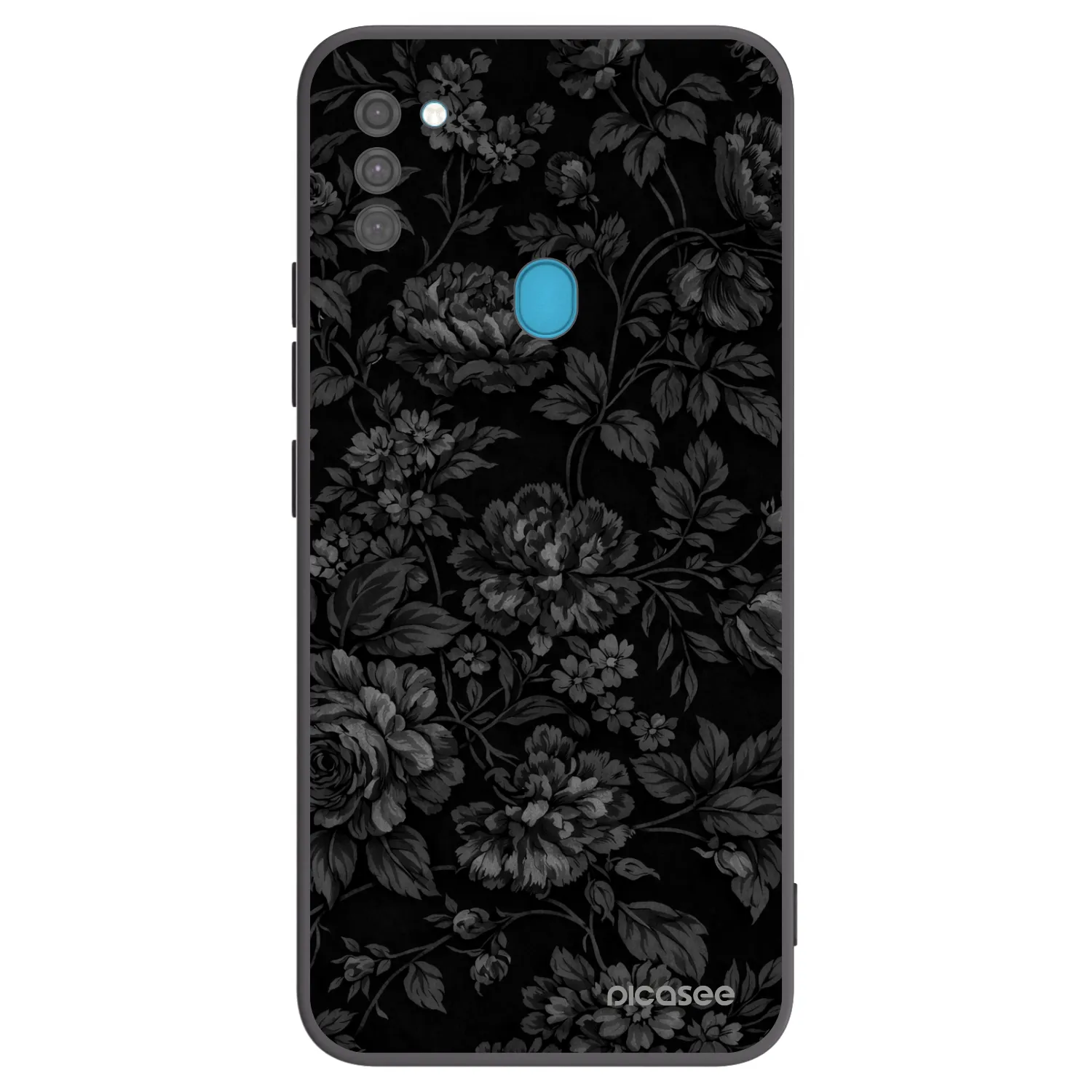 Picasee silikonowe czarne etui na Samsung Galaxy M11 - Dark Romance
