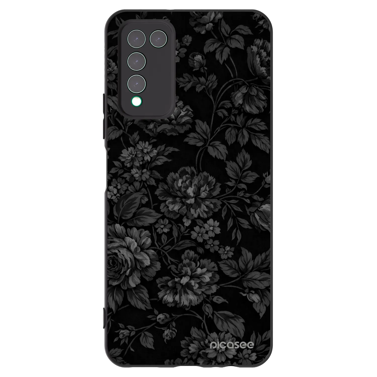 Picasee silikonowe czarne etui na Honor 10X Lite - Dark Romance