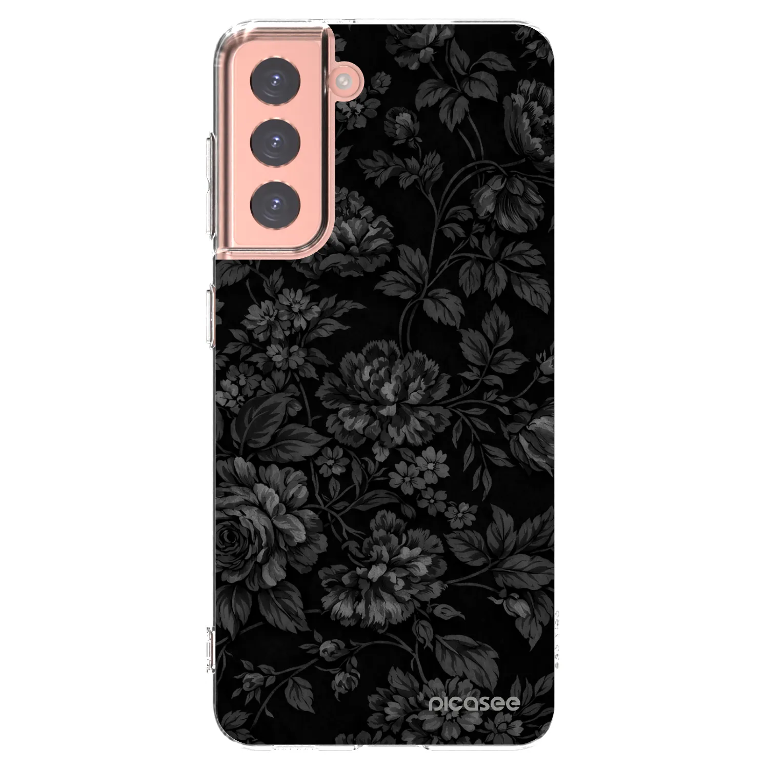 Picasee silikonowe przeźroczyste etui na Samsung Galaxy S21 5G G991B - Dark Romance