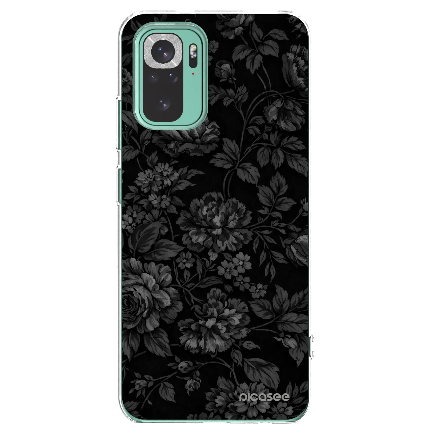 Picasee silikonowe przeźroczyste etui na Xiaomi Redmi Note 10 Pro - Dark Romance