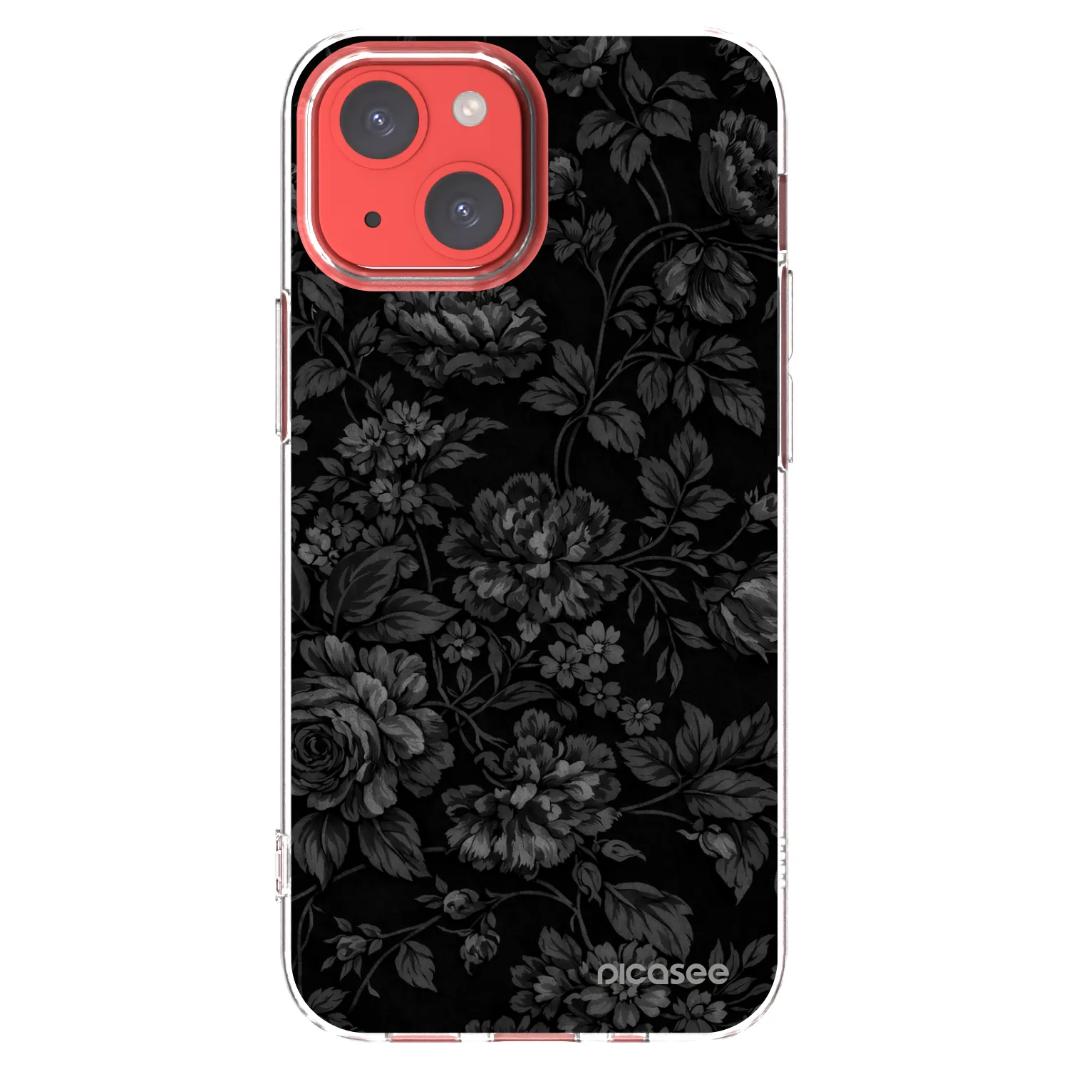 Picasee silikonowe przeźroczyste etui na Apple iPhone 13 mini - Dark Romance
