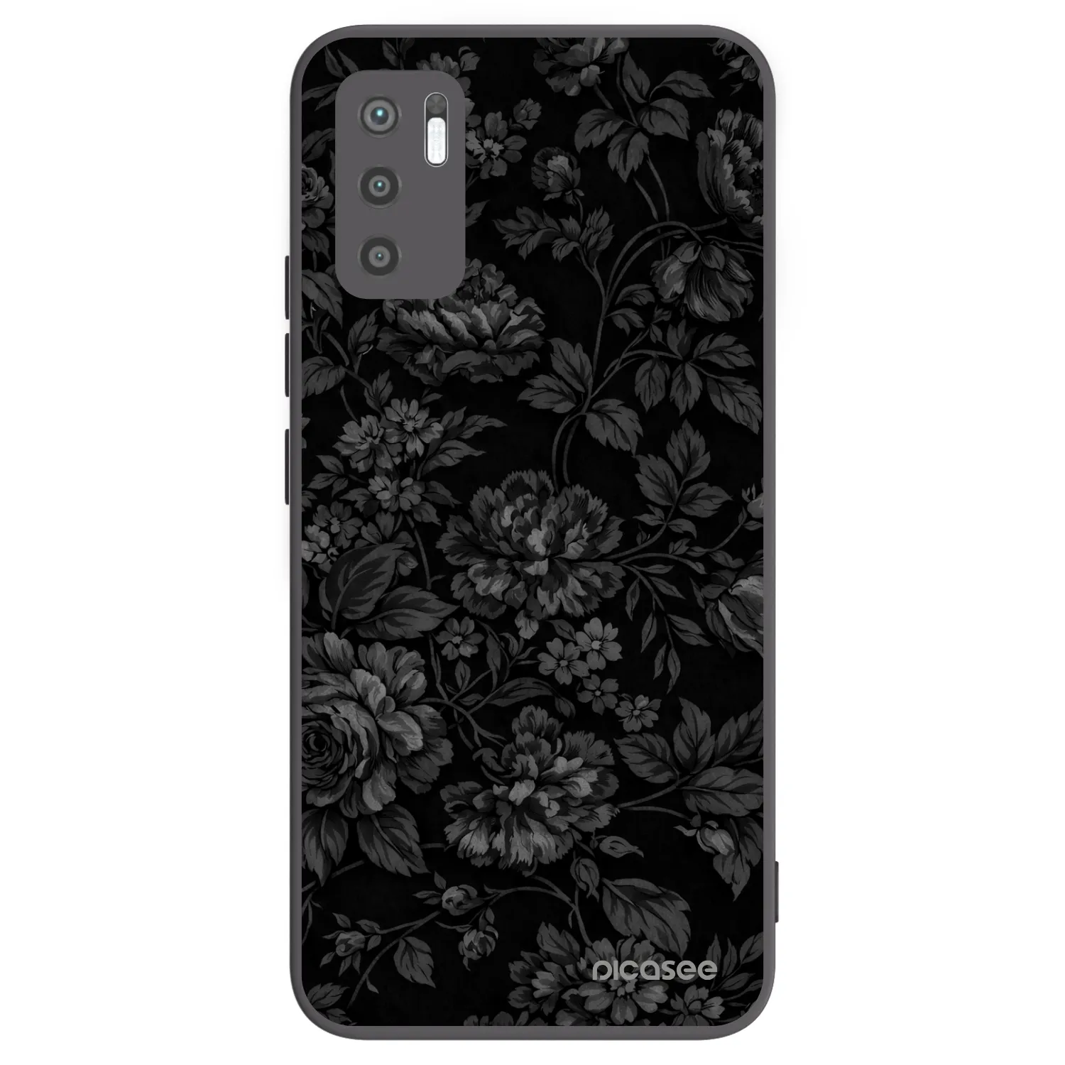 Picasee silikonowe czarne etui na Xiaomi Redmi Note 10 5G - Dark Romance