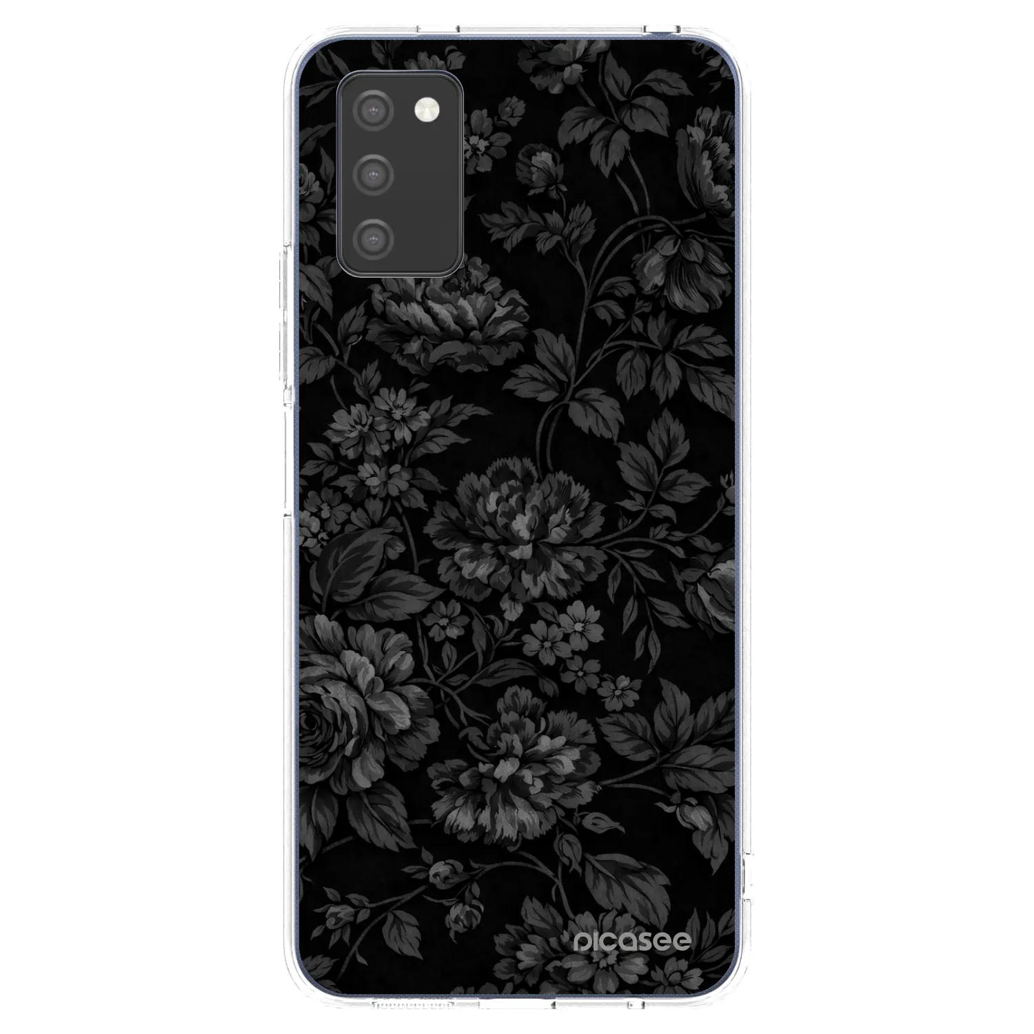 Picasee silikonowe przeźroczyste etui na Samsung Galaxy A02s A025G - Dark Romance