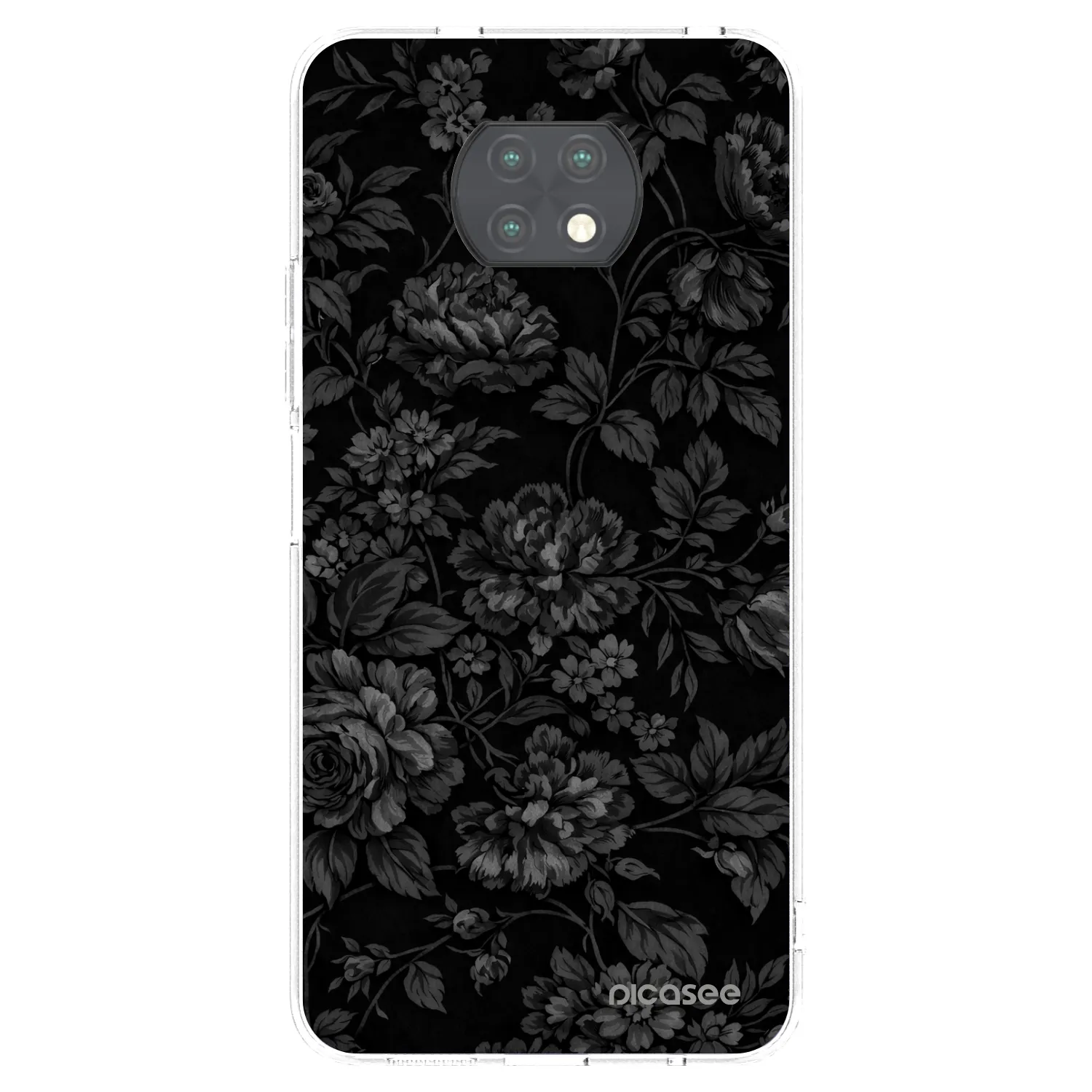 Picasee silikonowe przeźroczyste etui na Xiaomi Redmi Note 9T - Dark Romance