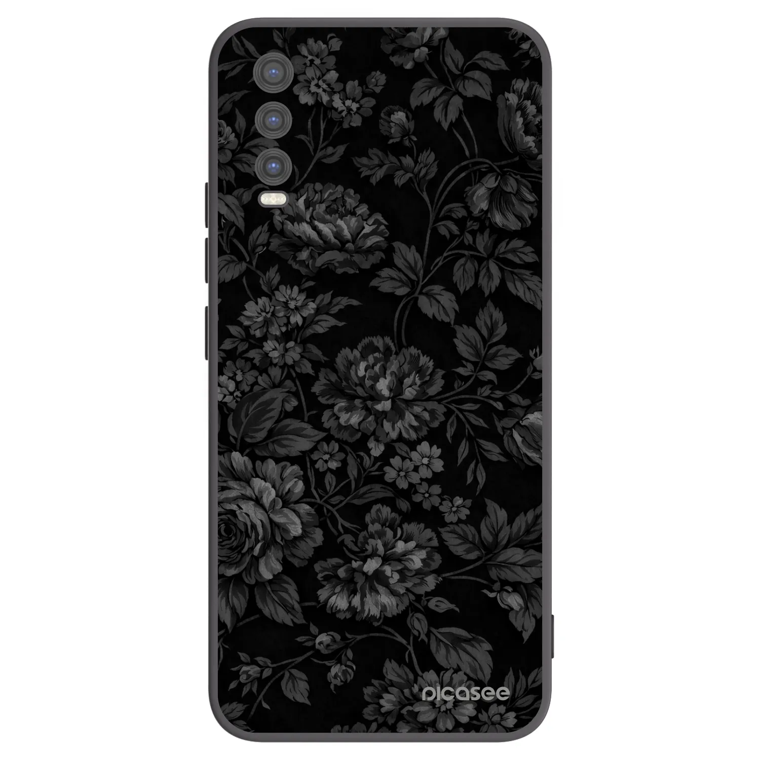 Picasee silikonowe czarne etui na Vivo Y20s - Dark Romance