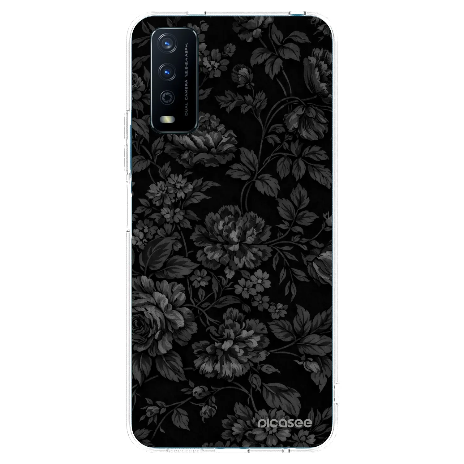 Picasee silikonowe przeźroczyste etui na Vivo Y11s - Dark Romance