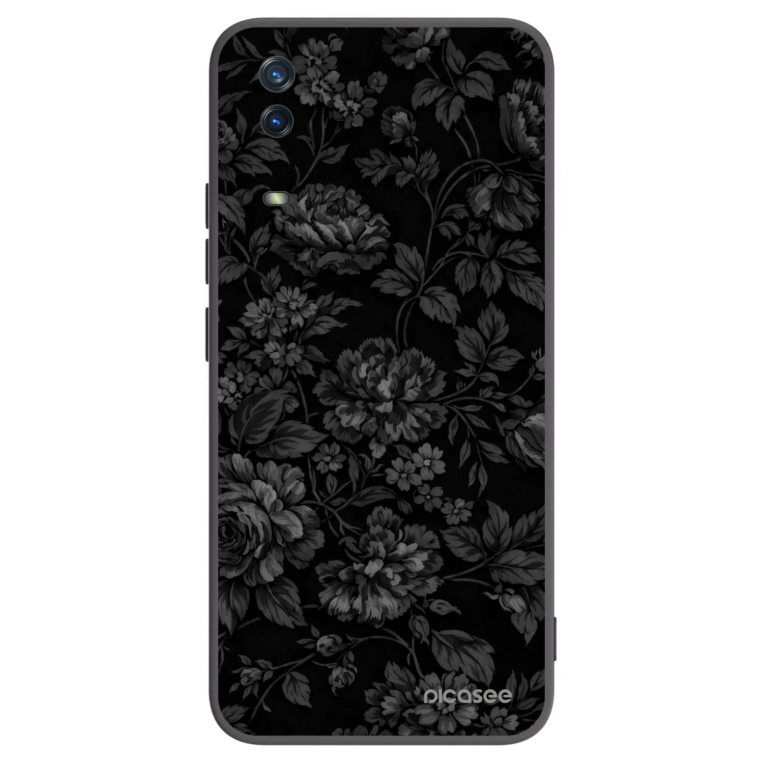Picasee silikonowe czarne etui na Vivo Y11s - Dark Romance