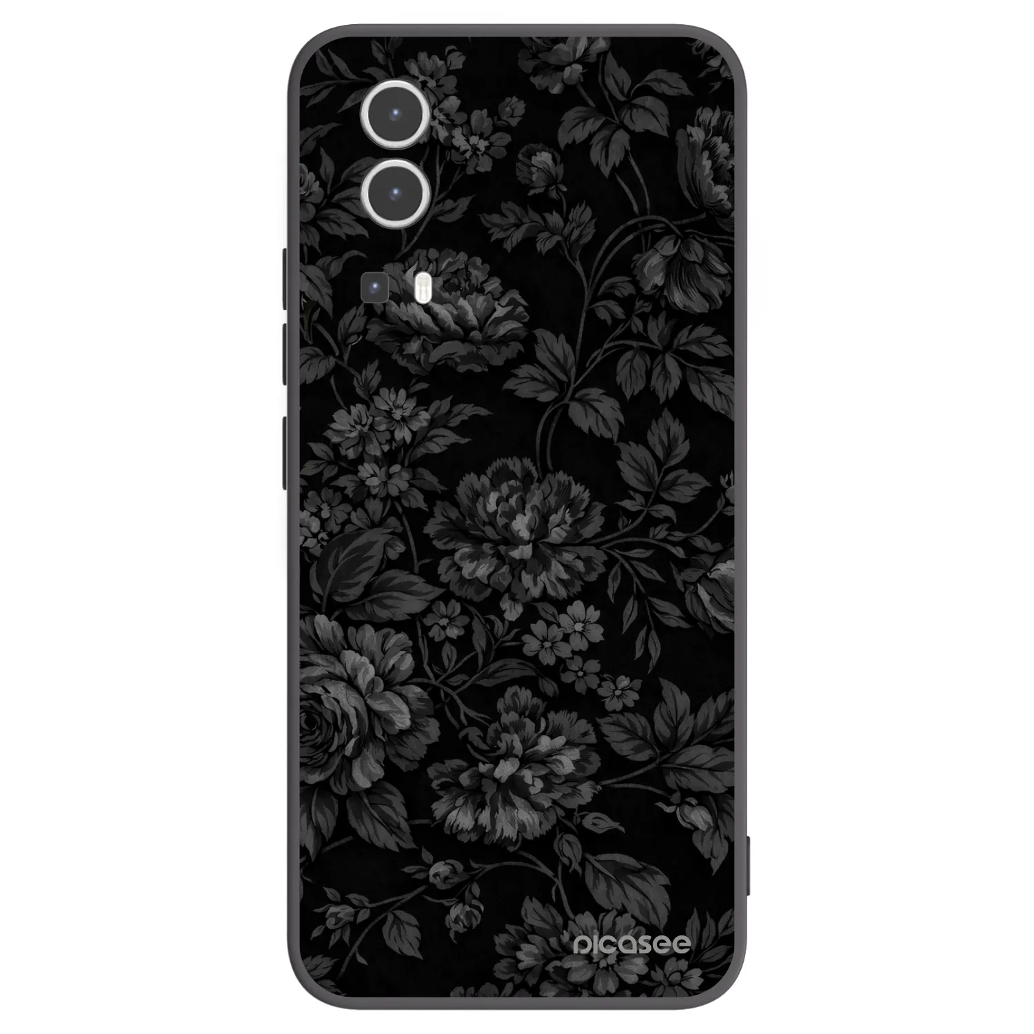 Picasee silikonowe czarne etui na Vivo Y72 5G - Dark Romance