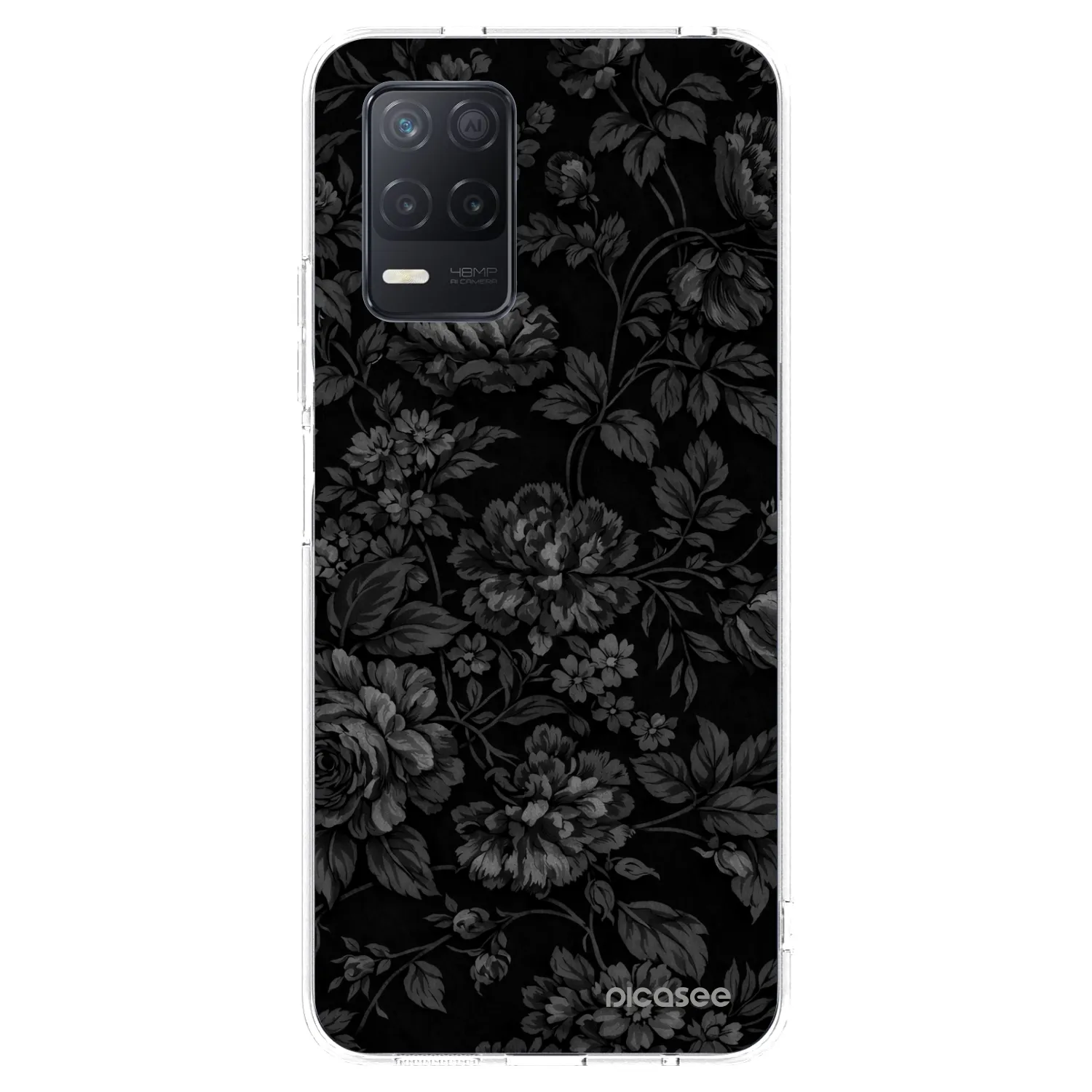 Picasee silikonowe przeźroczyste etui na Realme 8 5G - Dark Romance