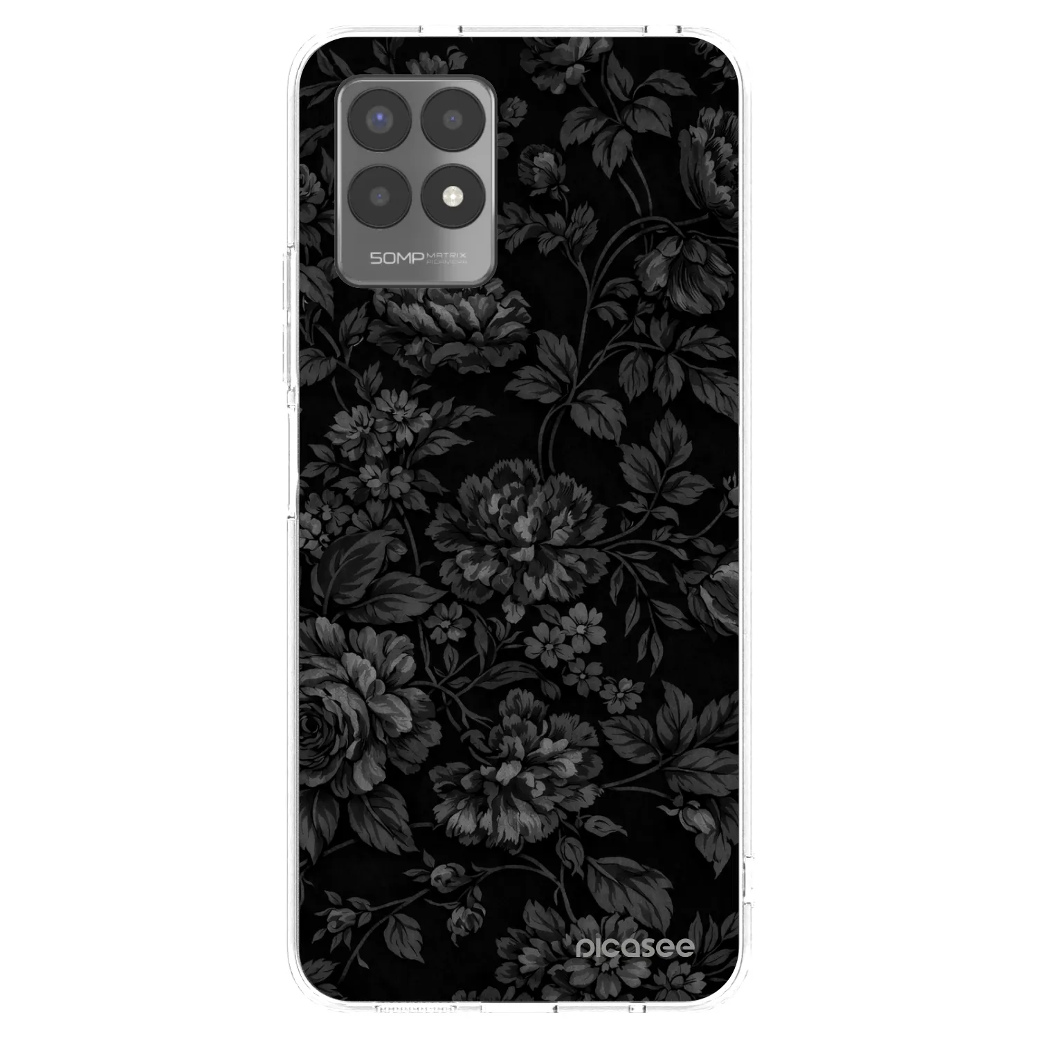 Picasee silikonowe przeźroczyste etui na Realme 8i - Dark Romance
