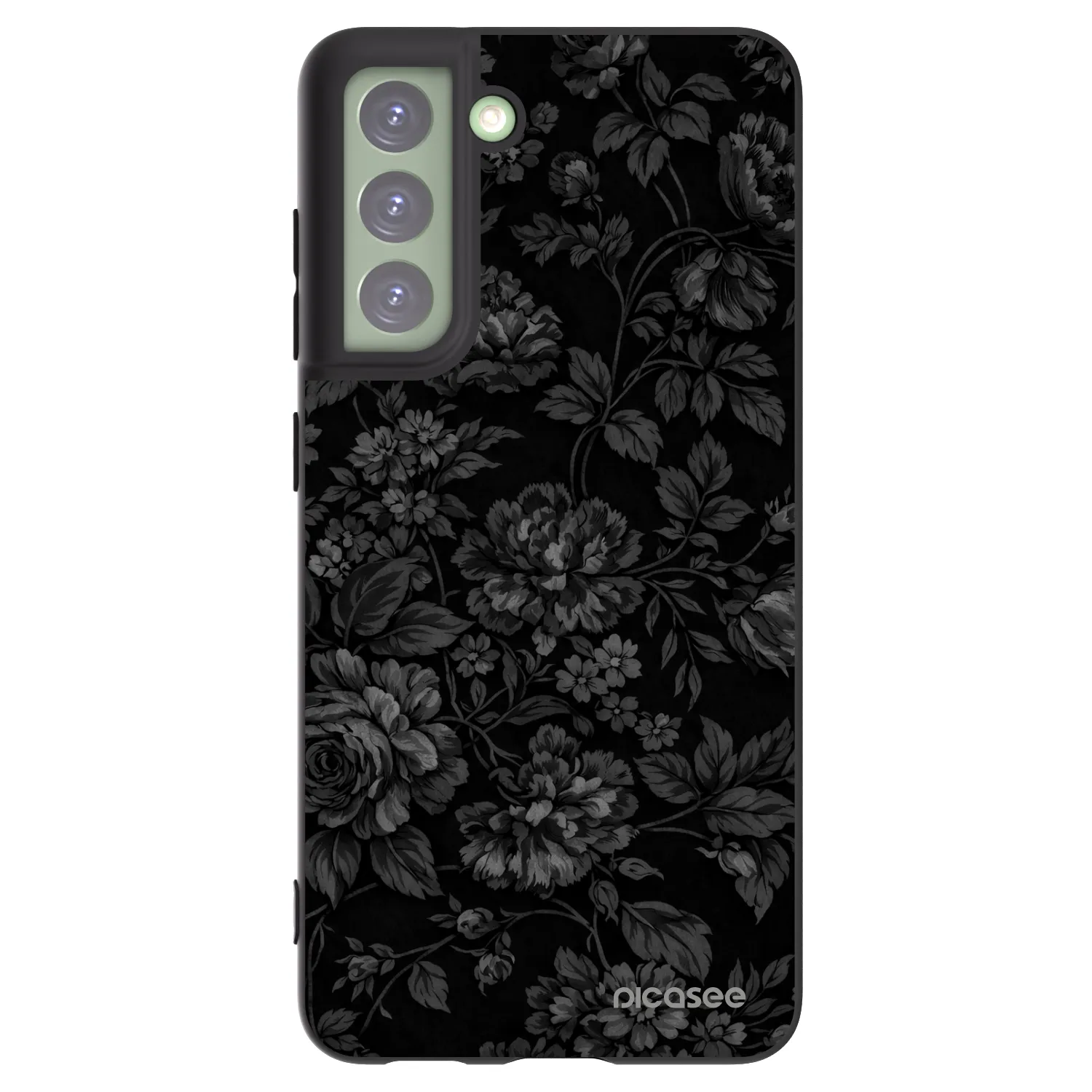 Picasee silikonowe czarne etui na Samsung Galaxy S21 FE 5G - Dark Romance