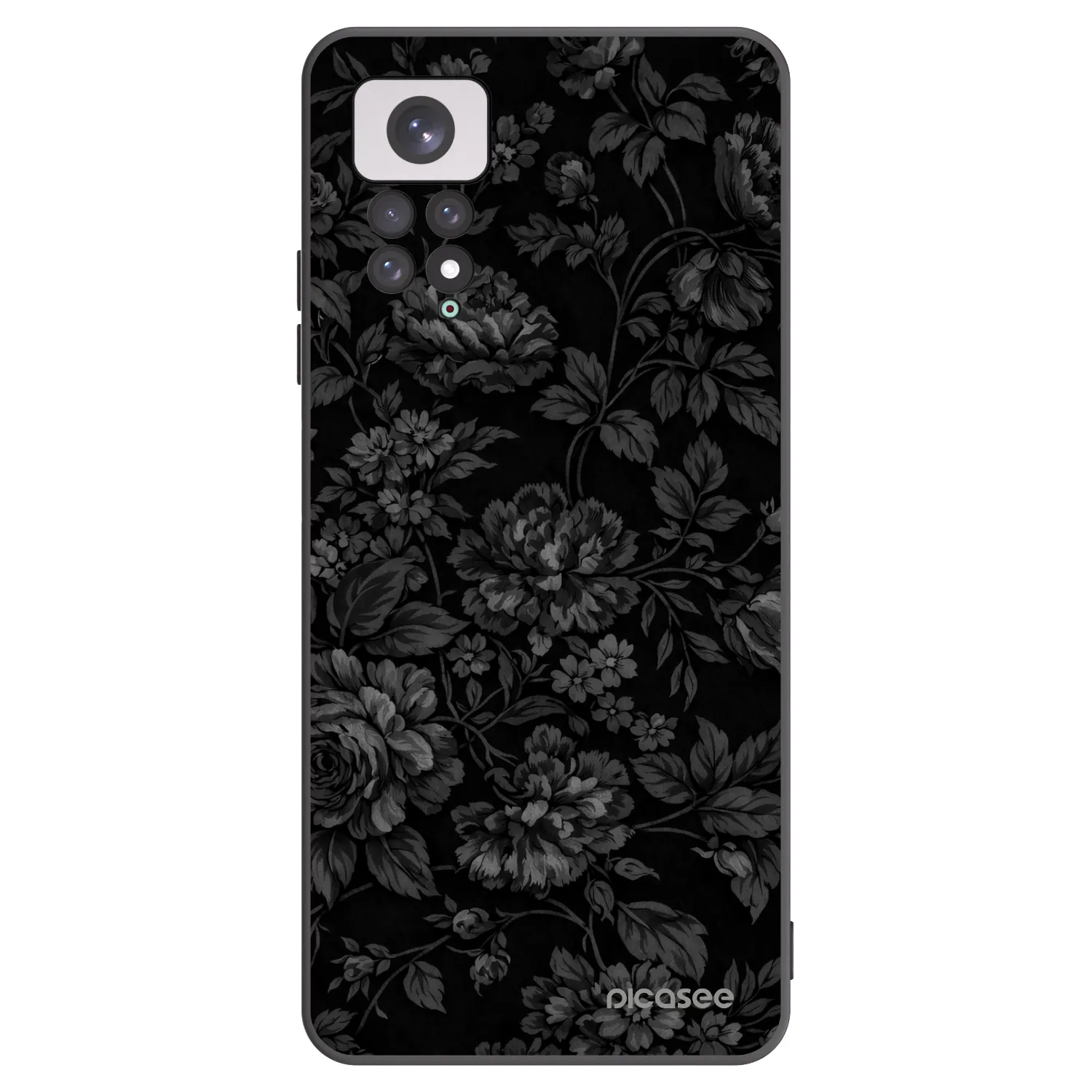 Picasee silikonowe czarne etui na Xiaomi Redmi Note 11 - Dark Romance