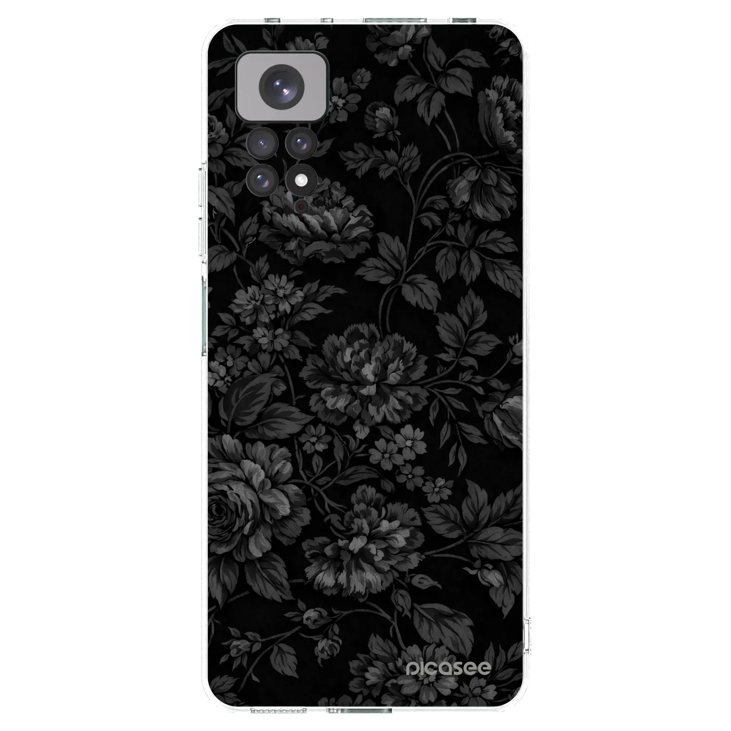 Picasee silikonowe przeźroczyste etui na Xiaomi Redmi Note 11S 4G - Dark Romance