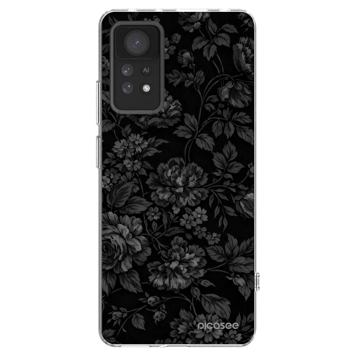 Picasee silikonowe przeźroczyste etui na Xiaomi Redmi Note 11 Pro - Dark Romance