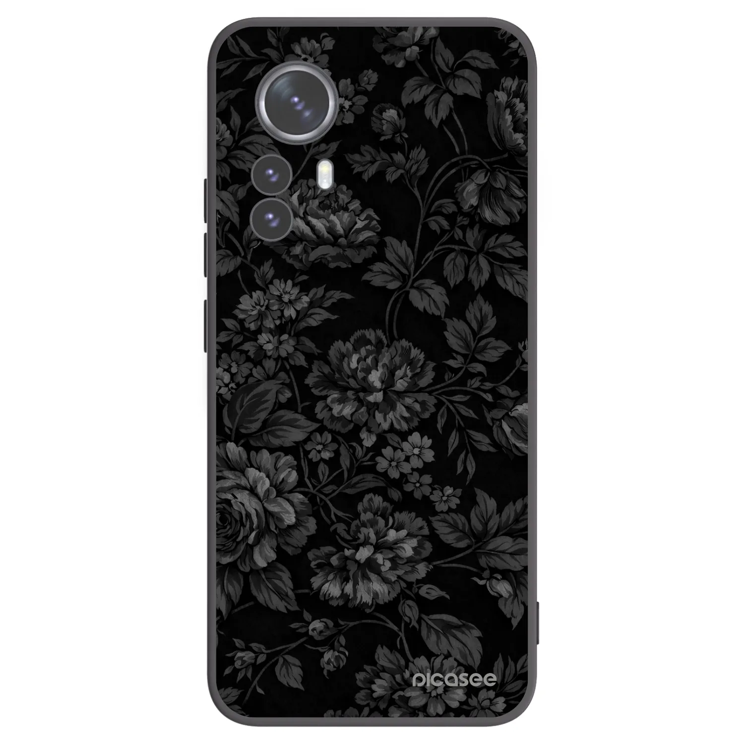 Picasee silikonowe czarne etui na Xiaomi 12 Pro - Dark Romance