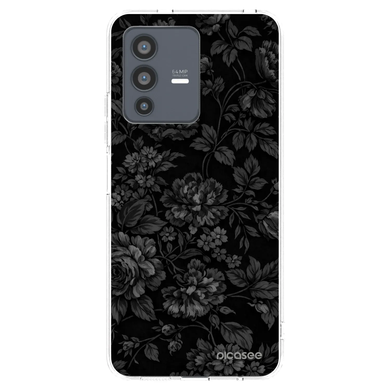Picasee silikonowe przeźroczyste etui na Vivo V23 5G - Dark Romance