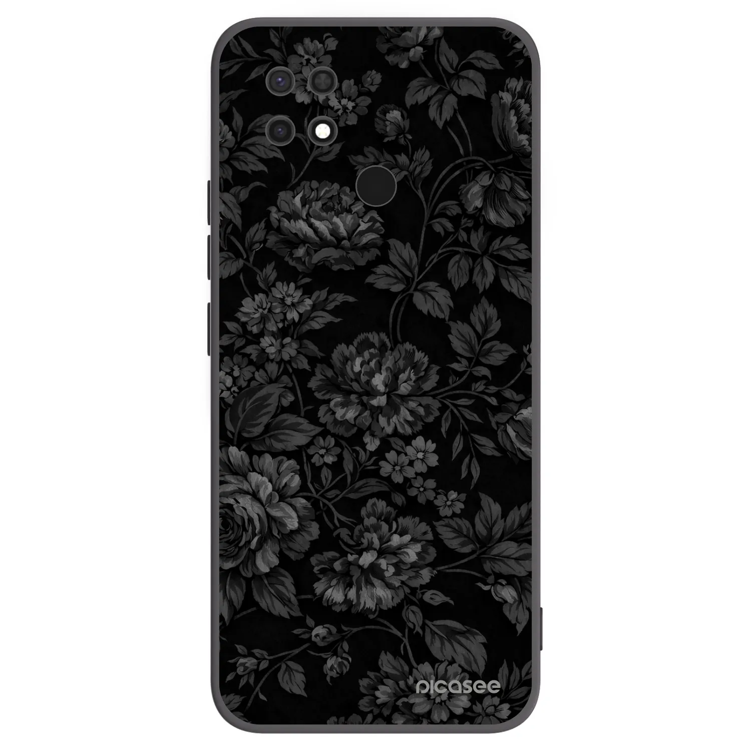 Picasee silikonowe czarne etui na Xiaomi Redmi 10C - Dark Romance