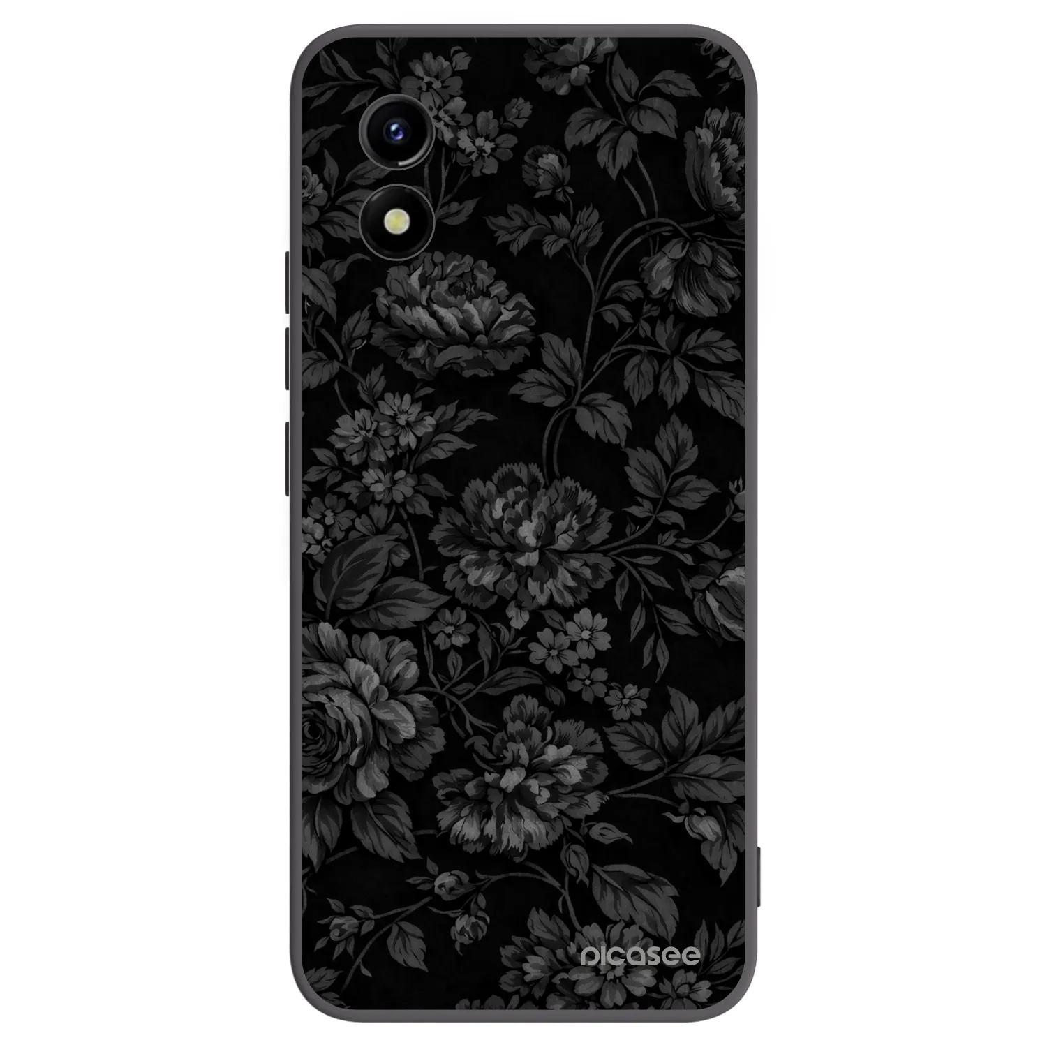 Picasee silikonowe czarne etui na Vivo Y01 - Dark Romance