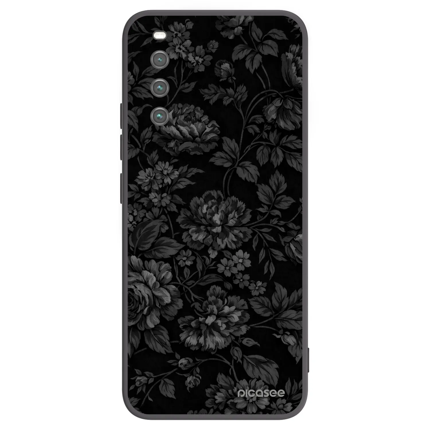 Picasee silikonowe czarne etui na Sony Xperia 10 IV 5G - Dark Romance
