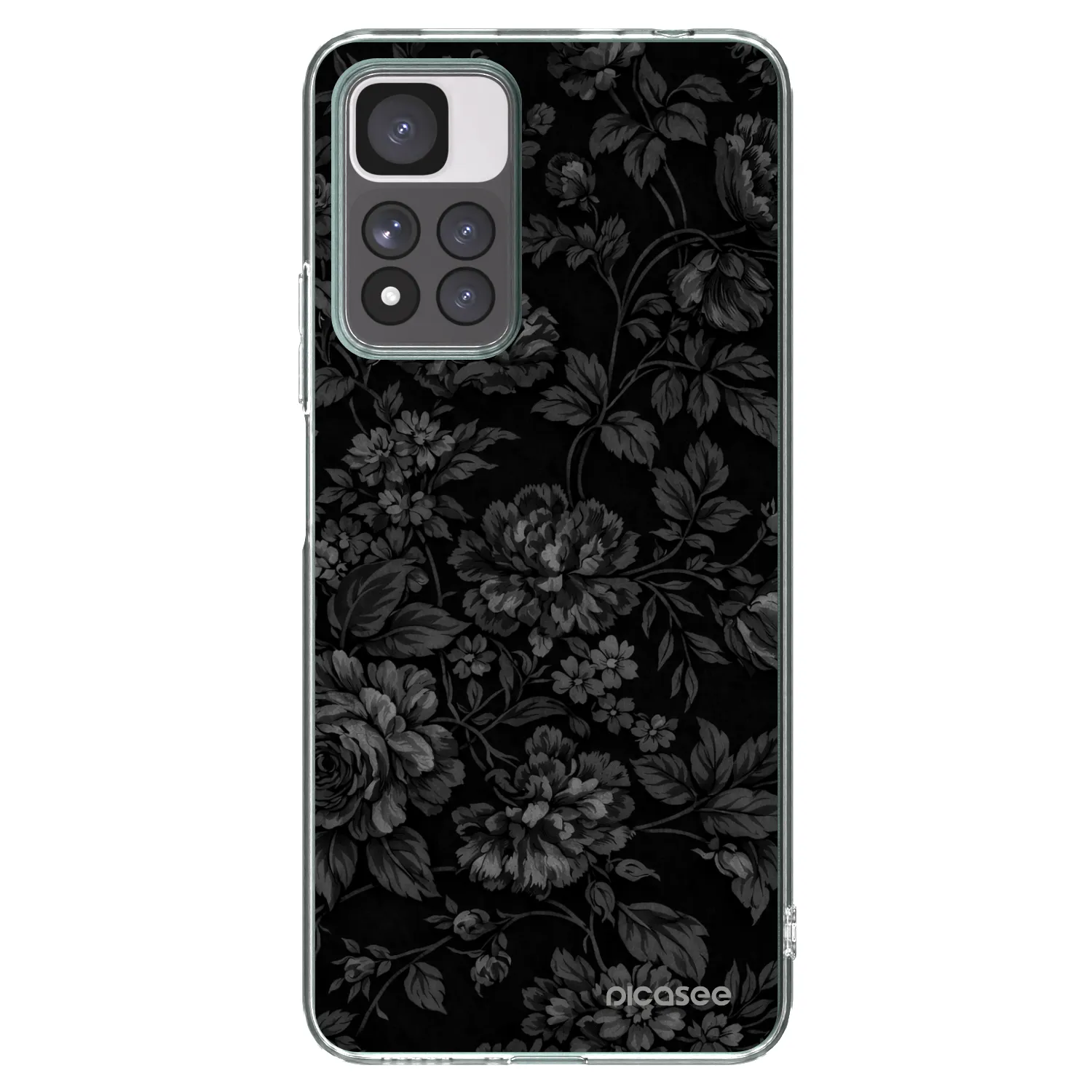 Picasee silikonowe przeźroczyste etui na Xiaomi Redmi Note 11 Pro+ 5G - Dark Romance
