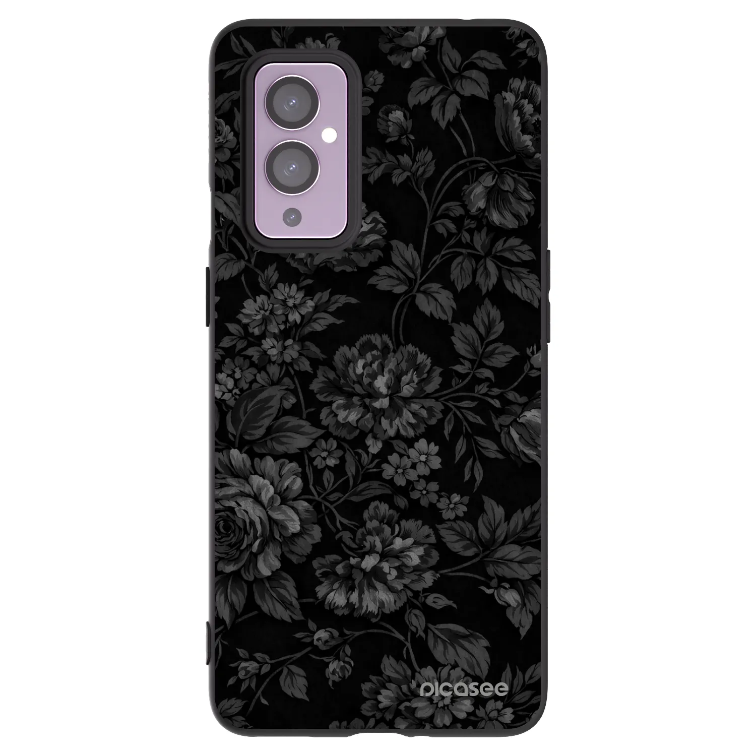 Picasee silikonowe czarne etui na OnePlus 9 - Dark Romance