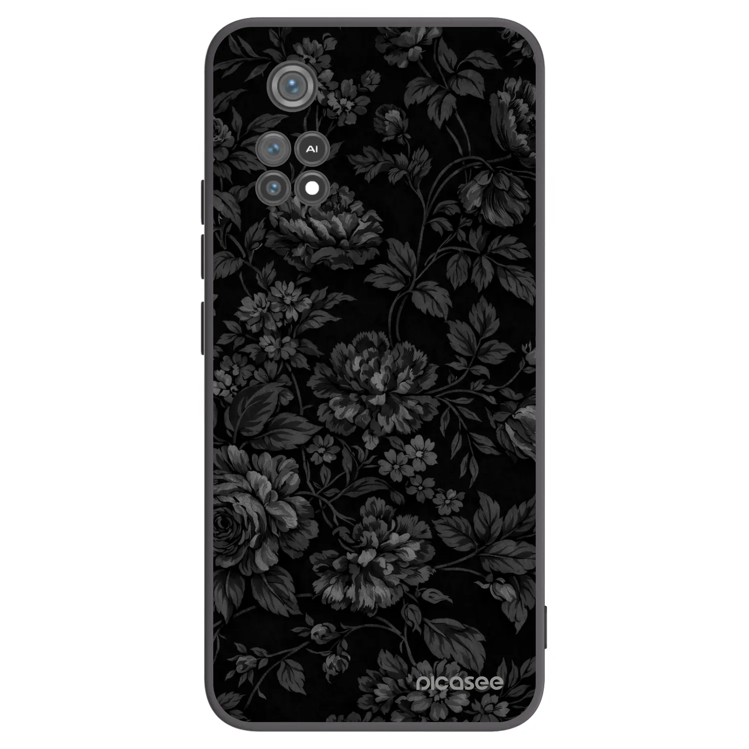 Picasee silikonowe czarne etui na Xiaomi Poco M4 Pro - Dark Romance