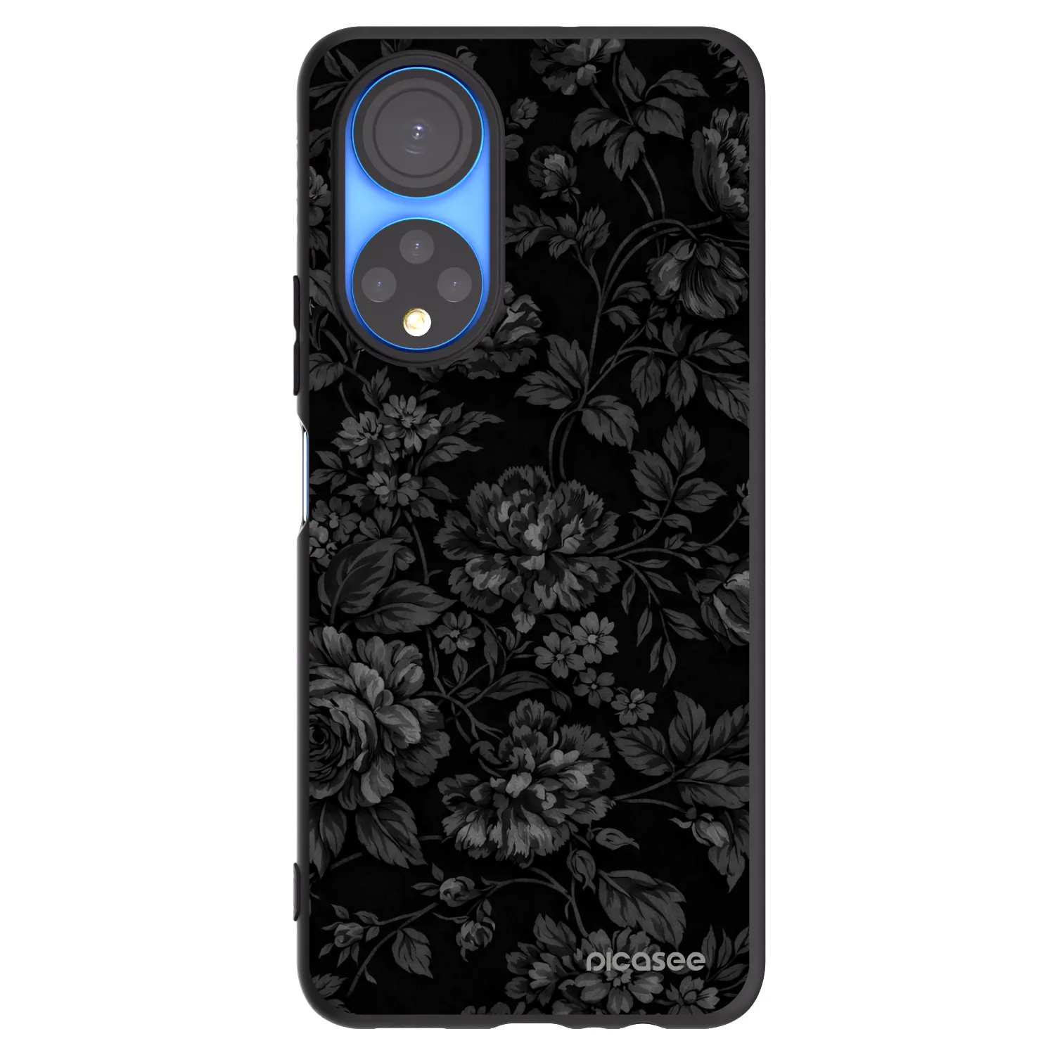 Picasee silikonowe czarne etui na Honor X7 - Dark Romance