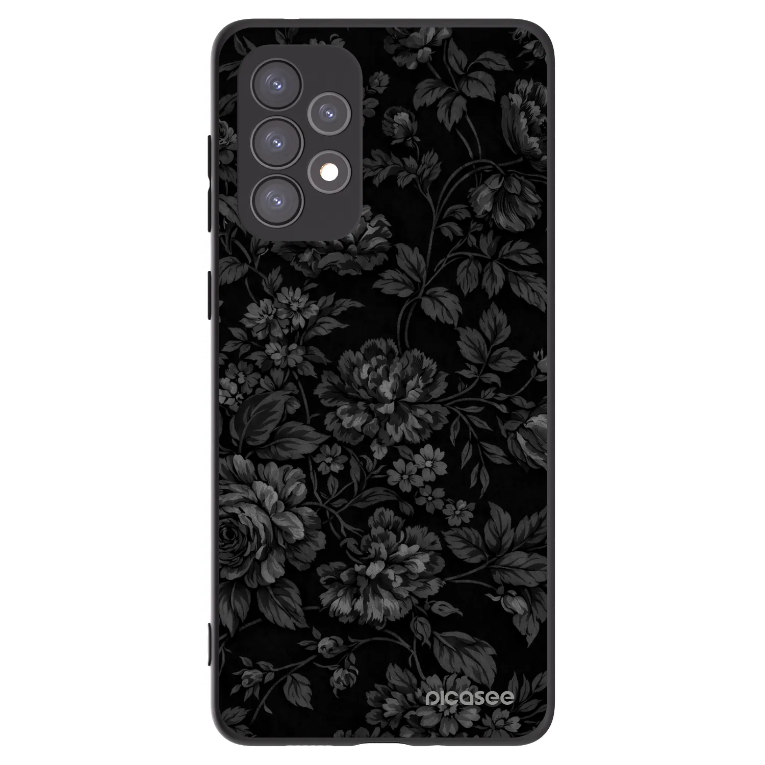 Picasee silikonowe czarne etui na Samsung Galaxy A73 5G - Dark Romance