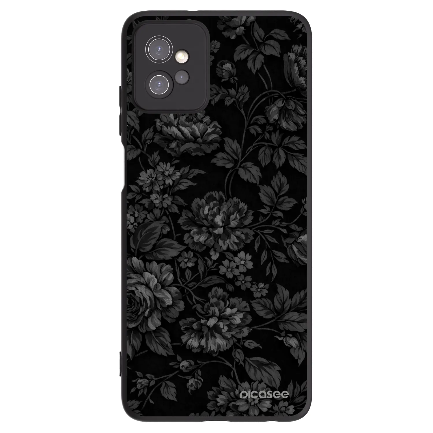 Picasee silikonowe czarne etui na Motorola Moto G32 - Dark Romance