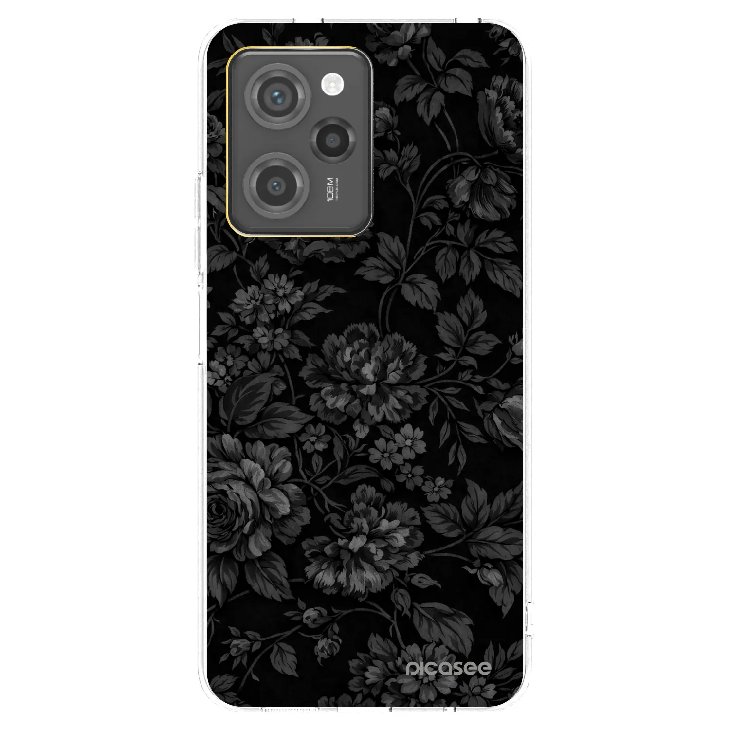 Picasee silikonowe czarne etui na Xiaomi Poco X5 Pro - Dark Romance