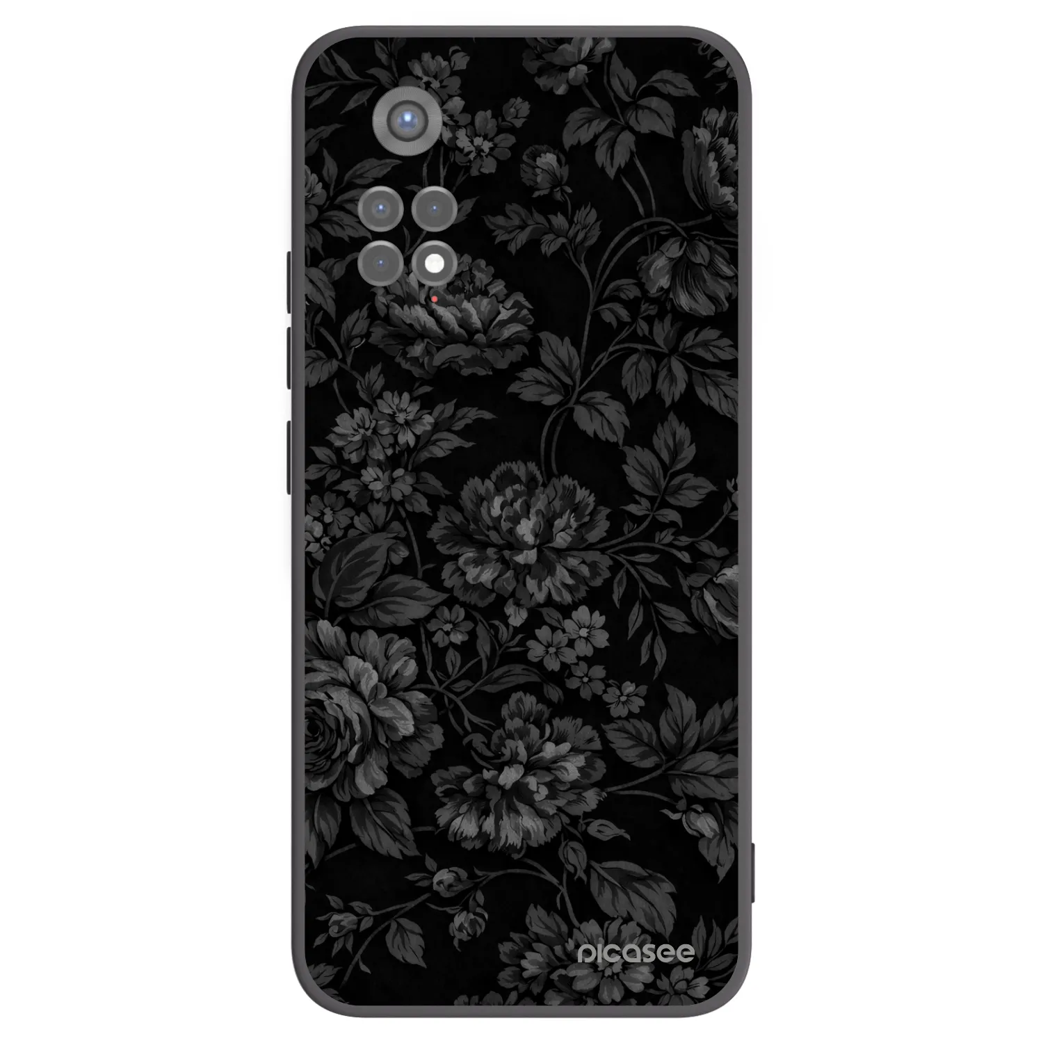 Picasee silikonowe czarne etui na Xiaomi Redmi Note 11S 5G - Dark Romance
