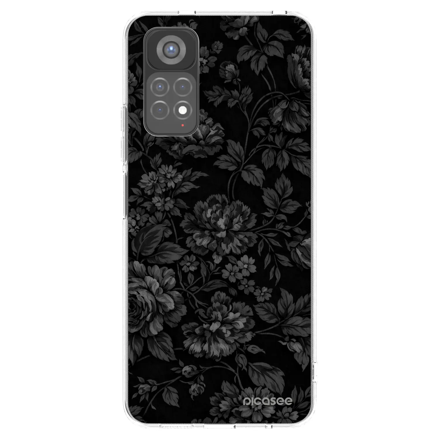 Picasee silikonowe przeźroczyste etui na Xiaomi Redmi Note 11S 5G - Dark Romance