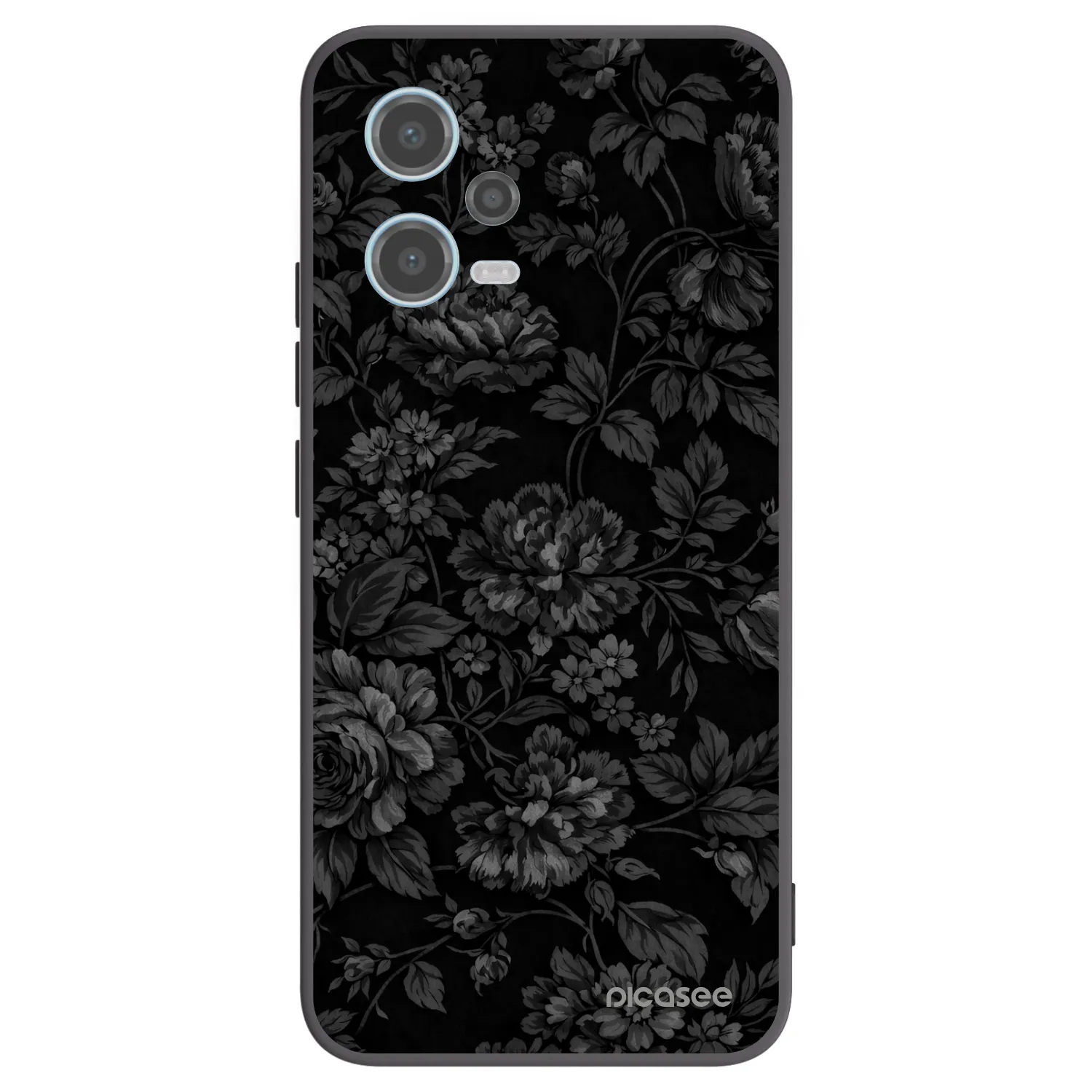 Picasee silikonowe czarne etui na Xiaomi Redmi Note 12 5G - Dark Romance